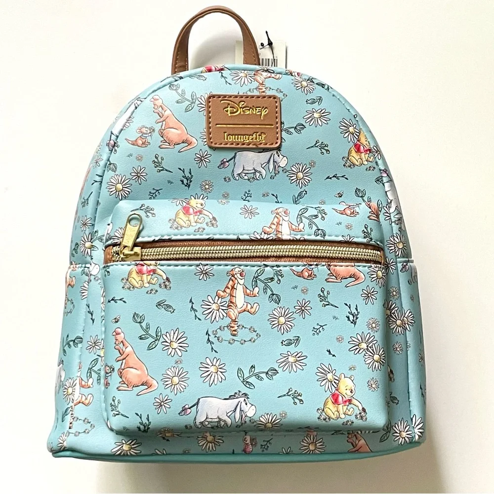 Loungefly Disney Winnie The Pooh Daisies Mini Backpack - Picture 1 of 6
